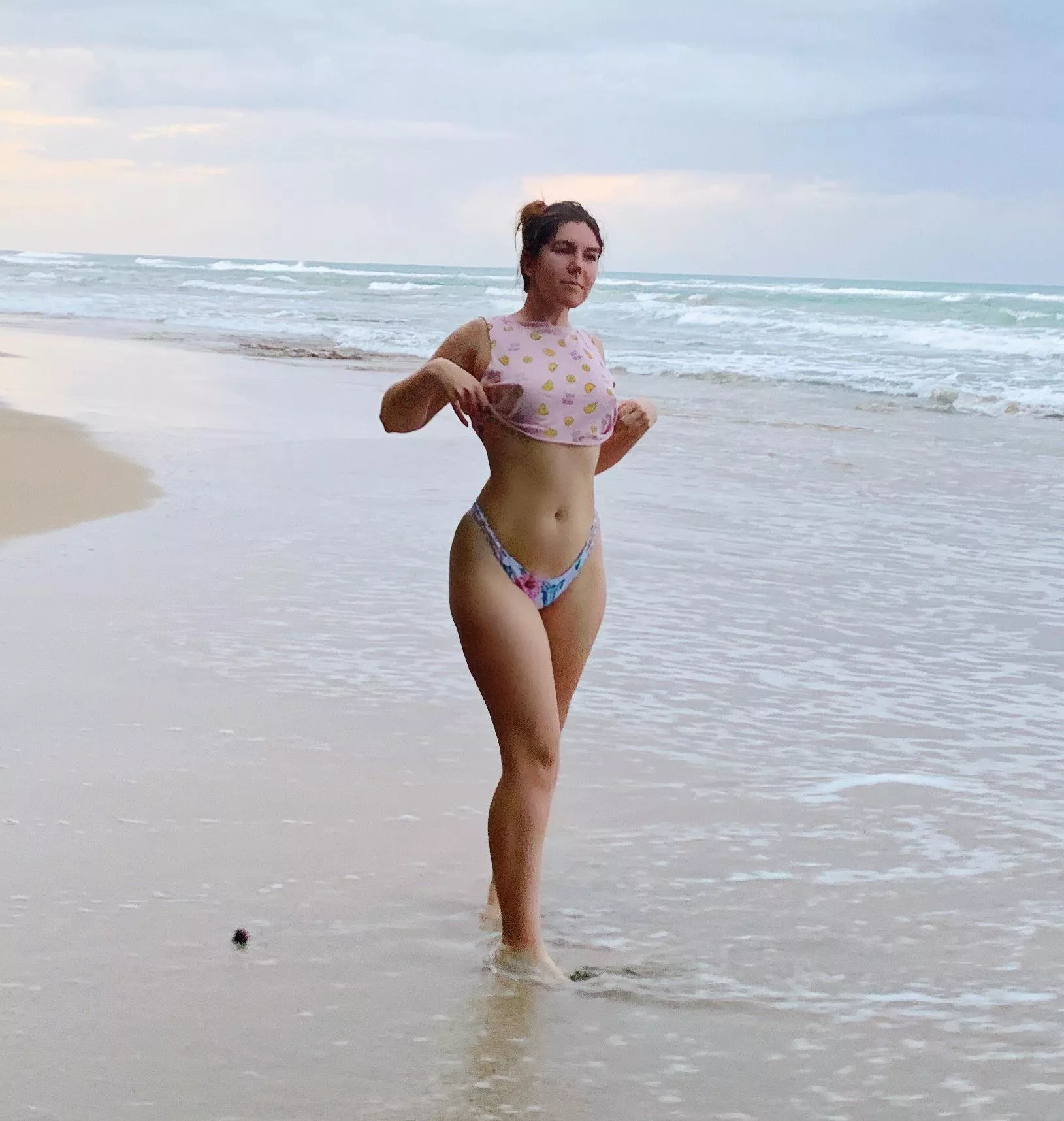 On a beautiful beach in eastern Costa Rica