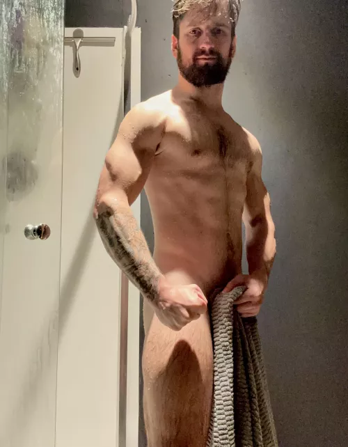 Post shower, who’s helping me dry off?