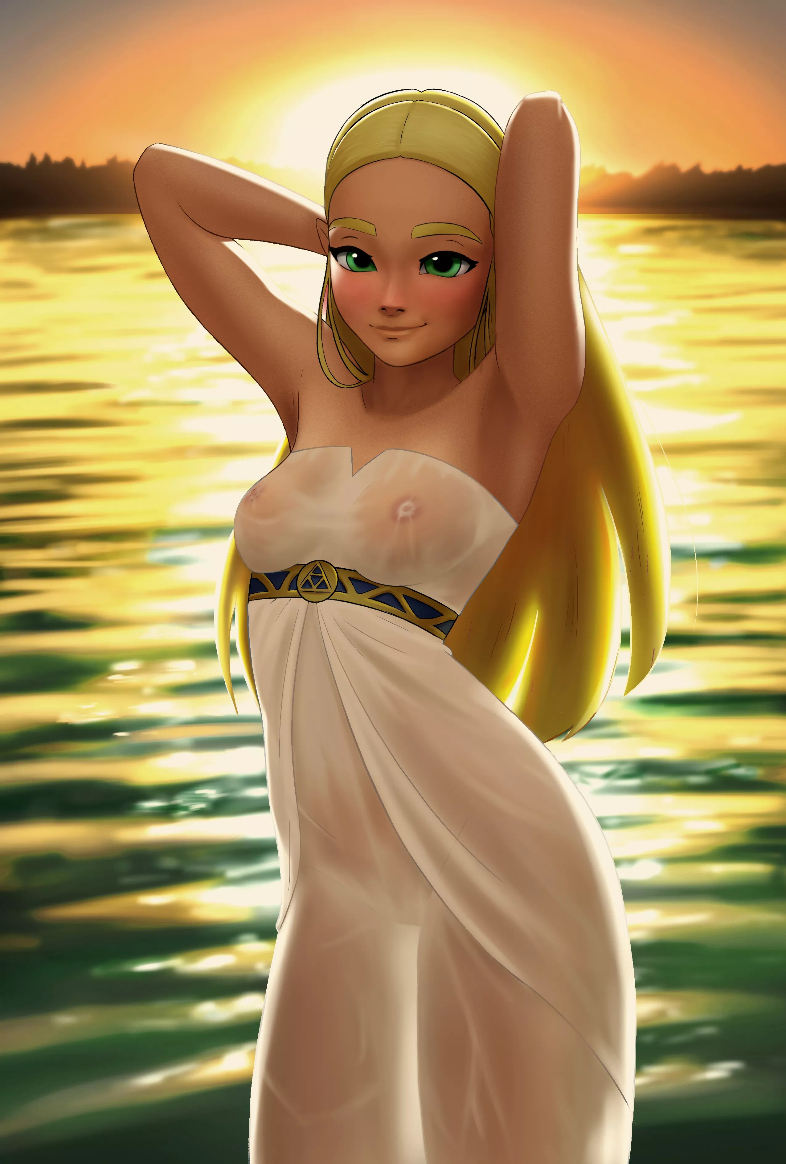 Princess Zelda (@ArtofPechi) [The legend of Zelda]