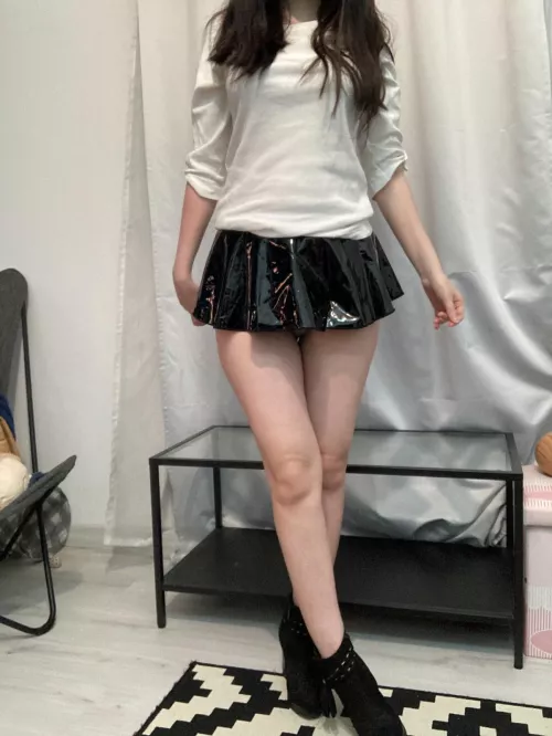 Sexy legs with skirt