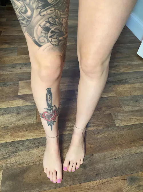 Strutting around barefoot