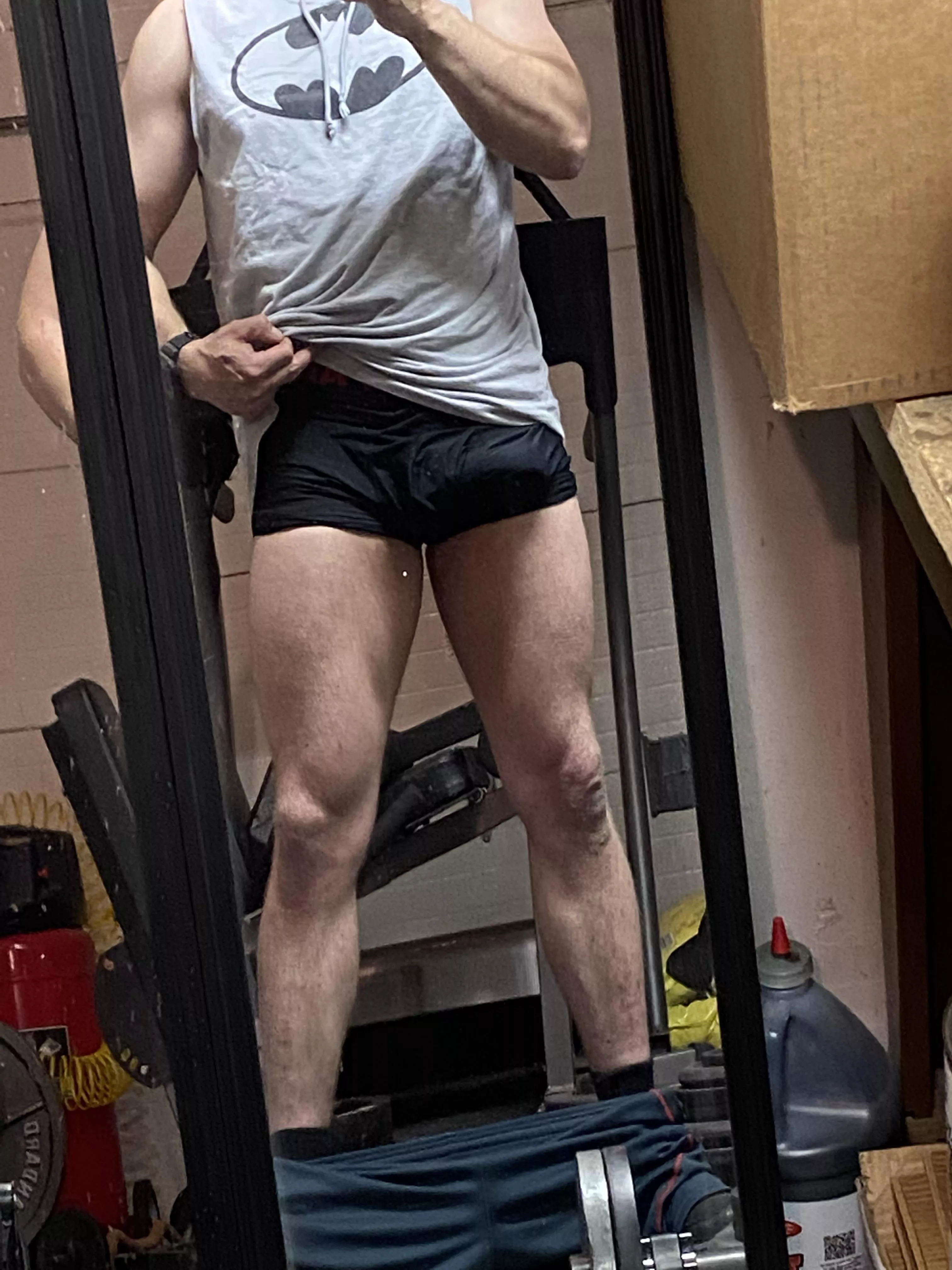 When the workout calls for a quick dickprint check(m)