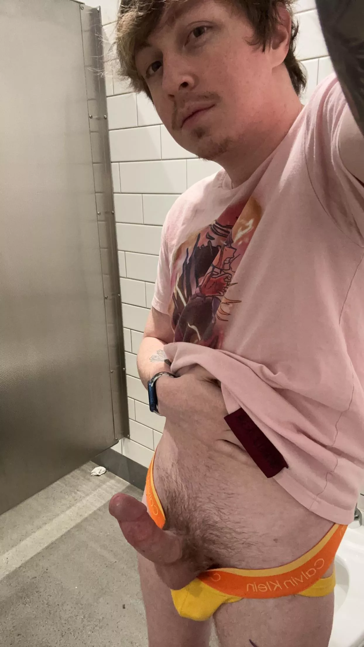 Who wants me to give them my load in the bathroom?