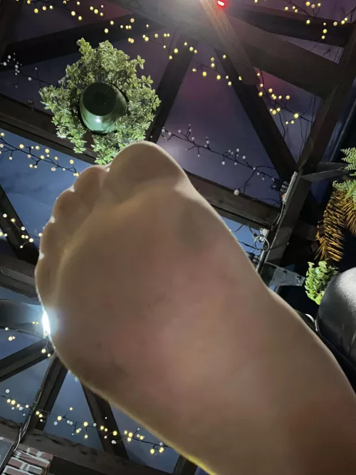 You place is under my feet