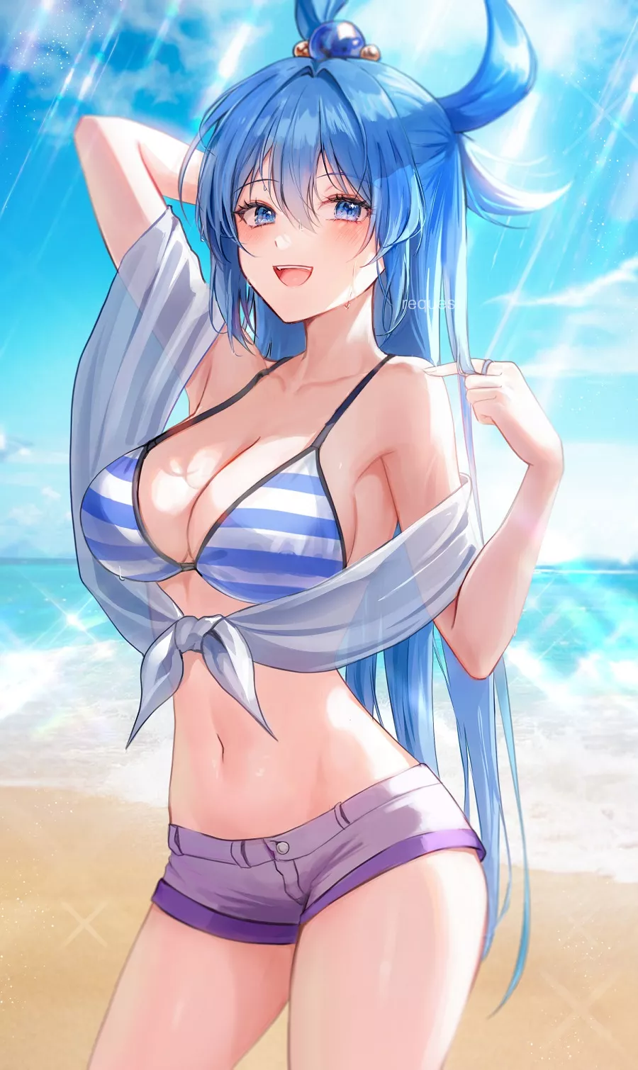 Aqua at the beach