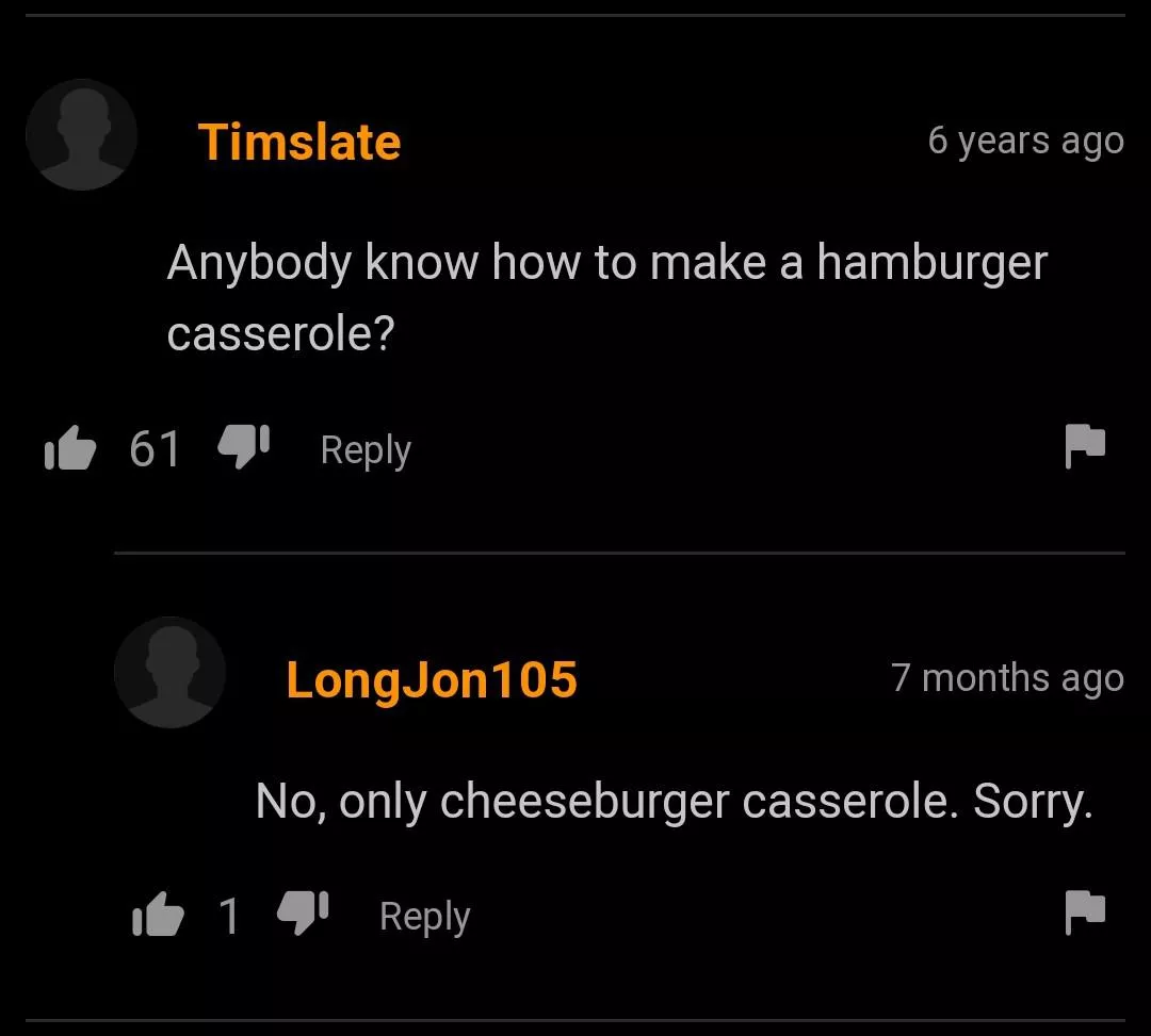Cheeseburger casserole