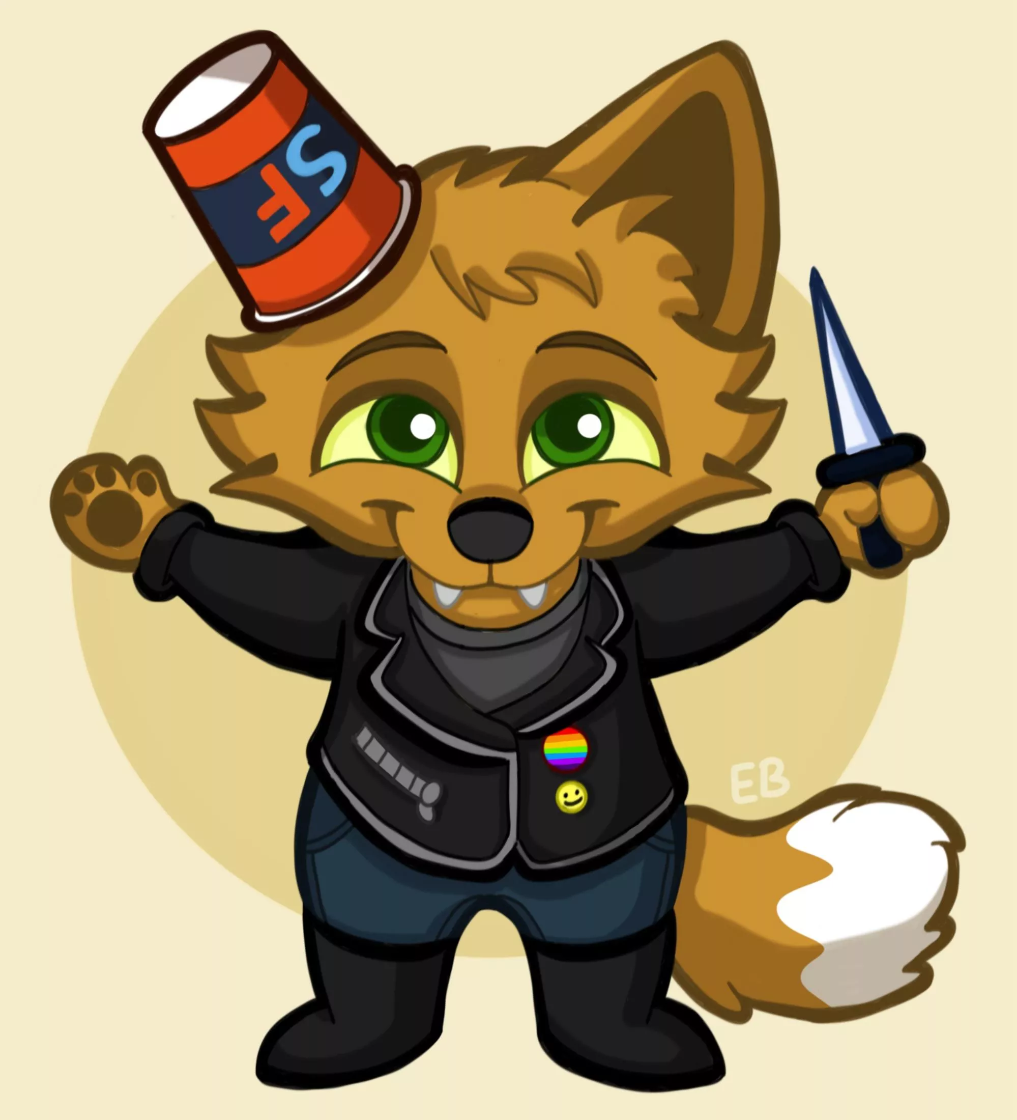 Chibi Gregg Lee from Night in the Woods (OC)