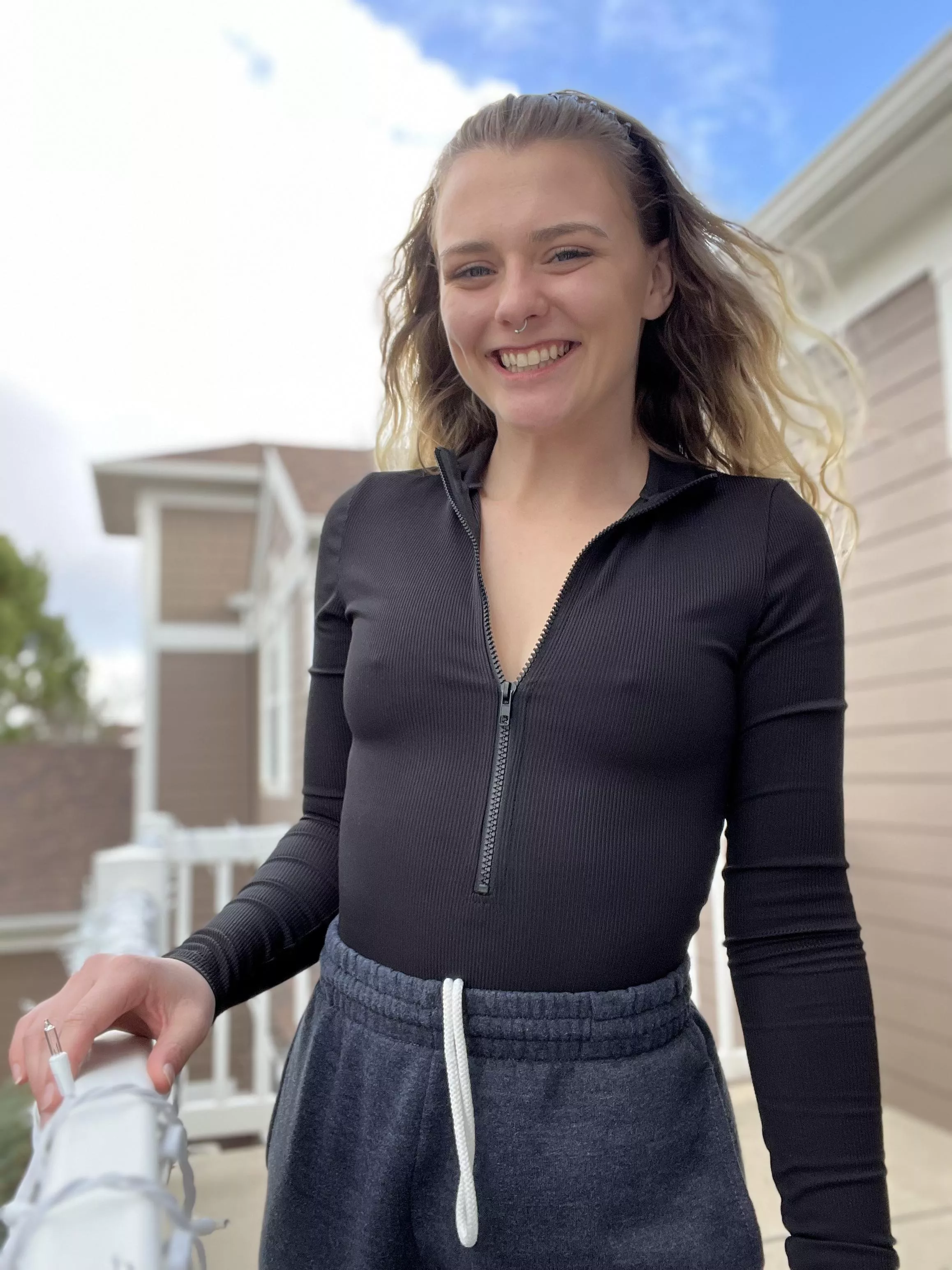 Enjoying the weather (;