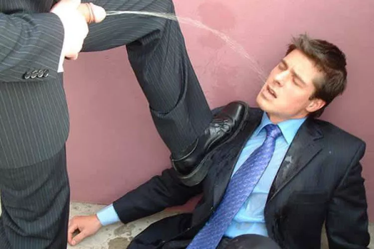 “Executives piss too” …