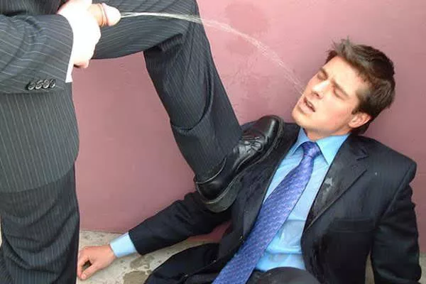 “Executives piss too” …