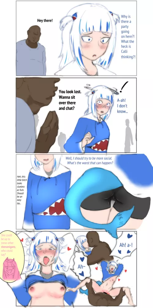 Gawr Gura Party Shenanigans