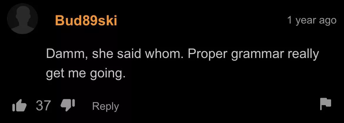 Grammar is getting hard.