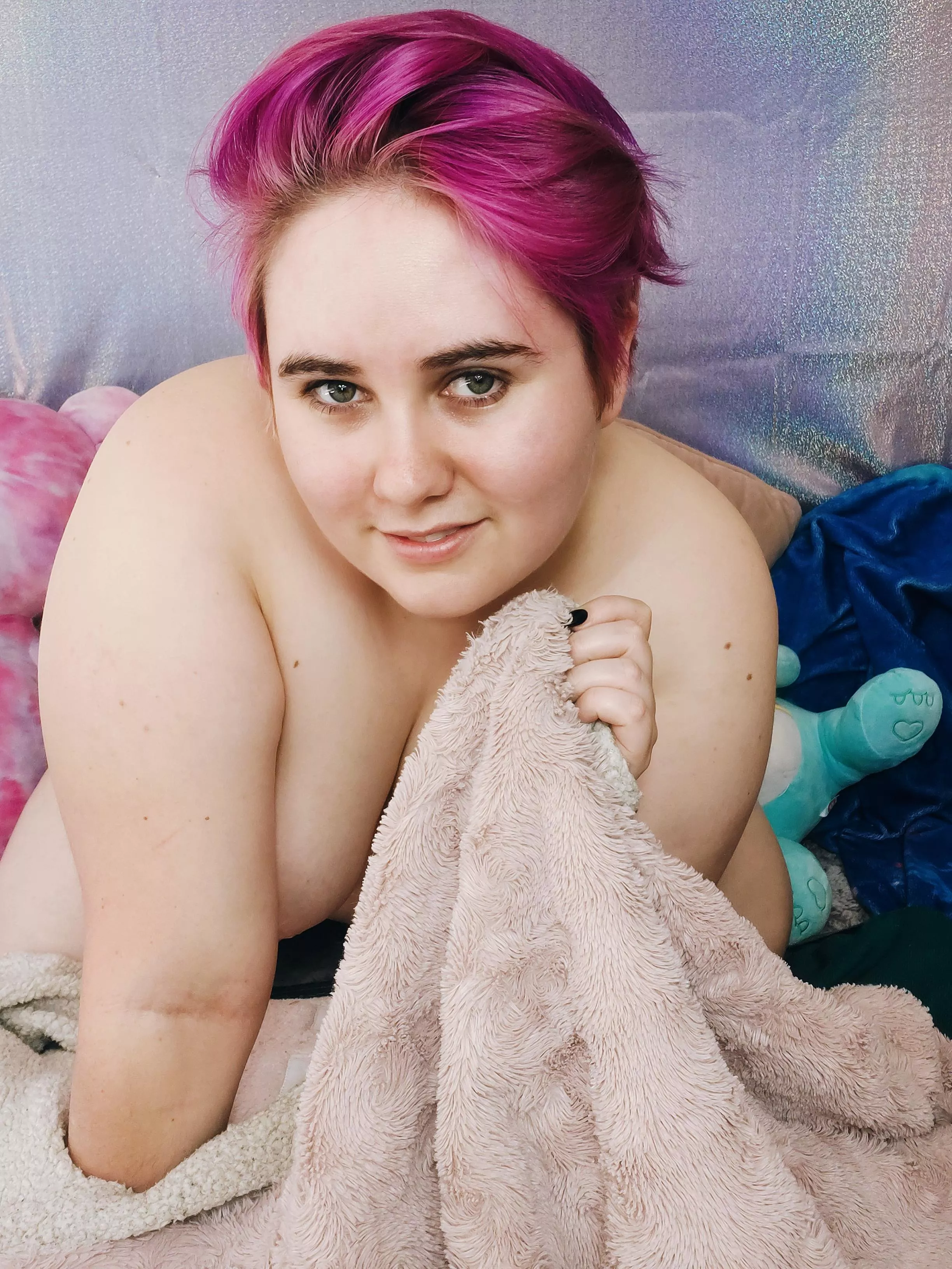 Having some fun under the blanket!