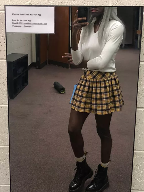 I found this skirt in the trash