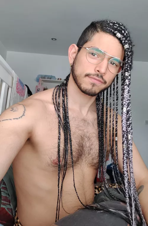 I have BRAIDS! For the first time ever 🙈