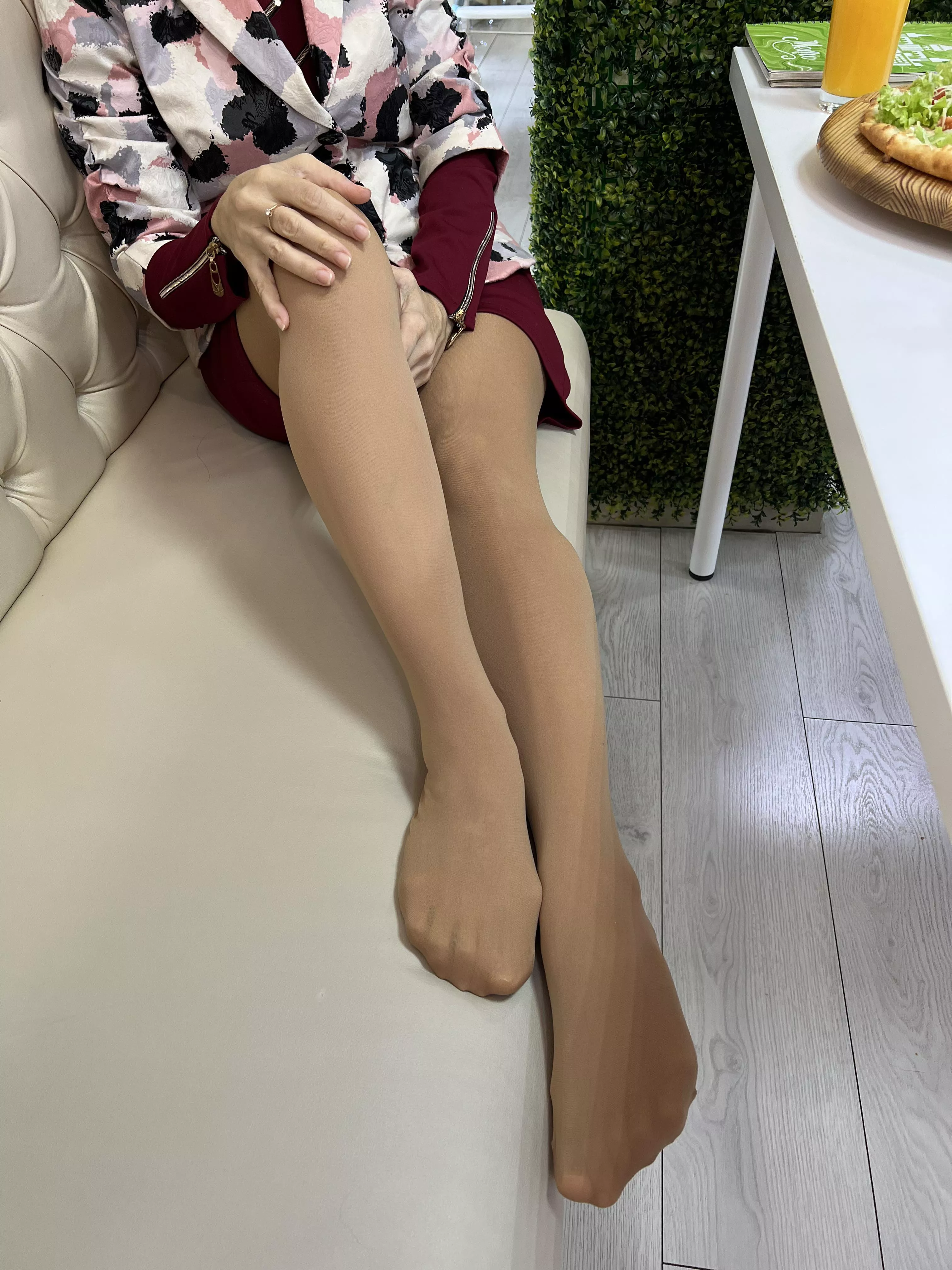 I was in cafe and asked my friend to take pictures of my sexy bare feet special for u