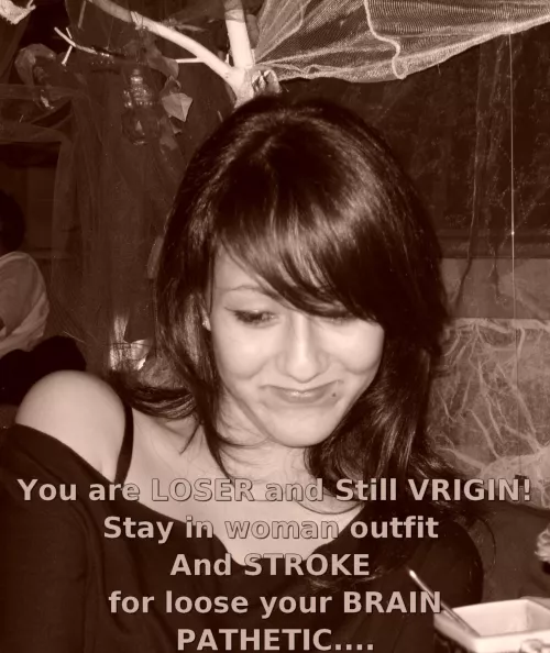 Im pathetic Virgin loser for my cousin Safaa