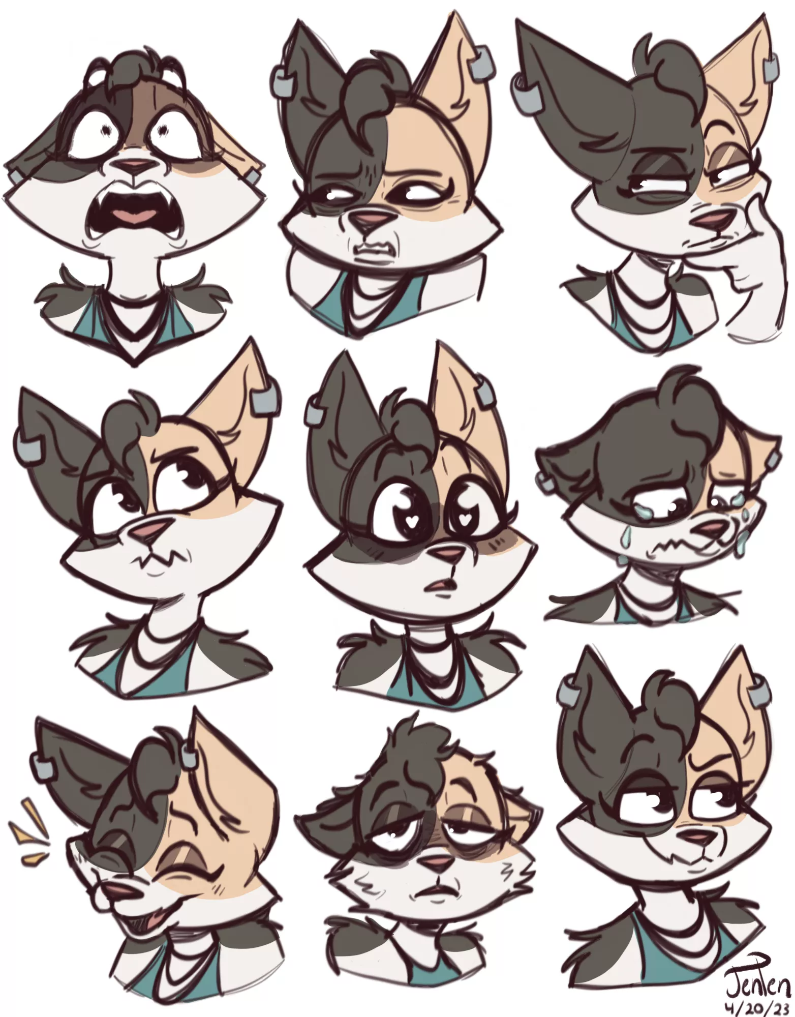 I've been working on character expressions lately. Am I doing it right?