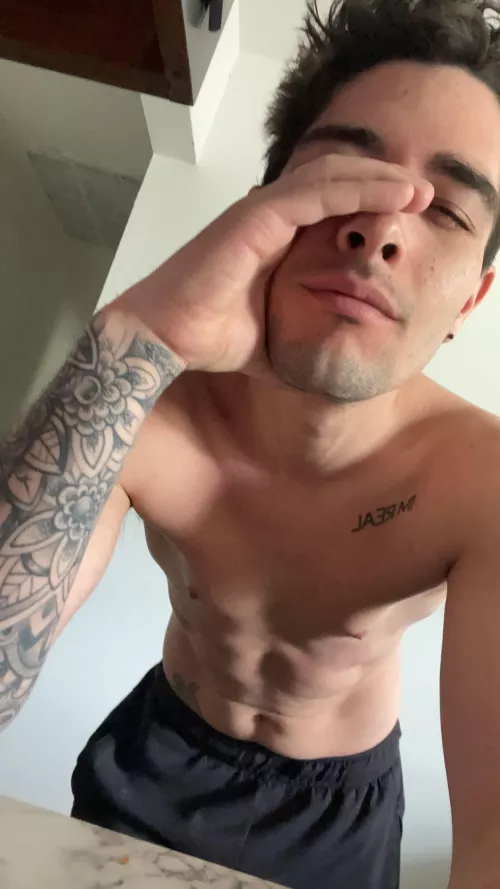 I’ve been working out and eating better. I’m feeling pretty good about myself.