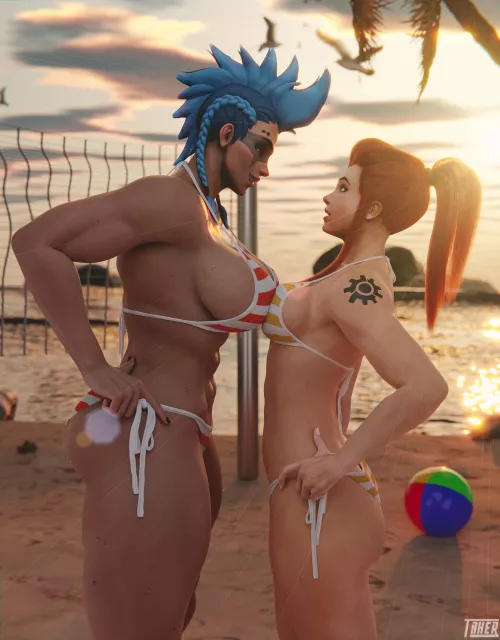 Junker Queen and Brigitte (Taker)