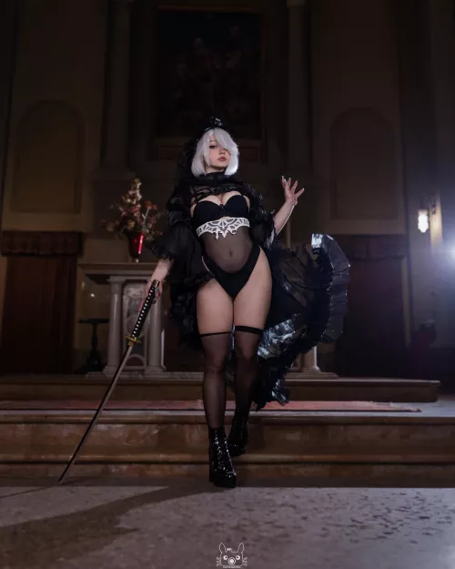 My 2B Bride Cosplay 🖤 hope you like it 🖤