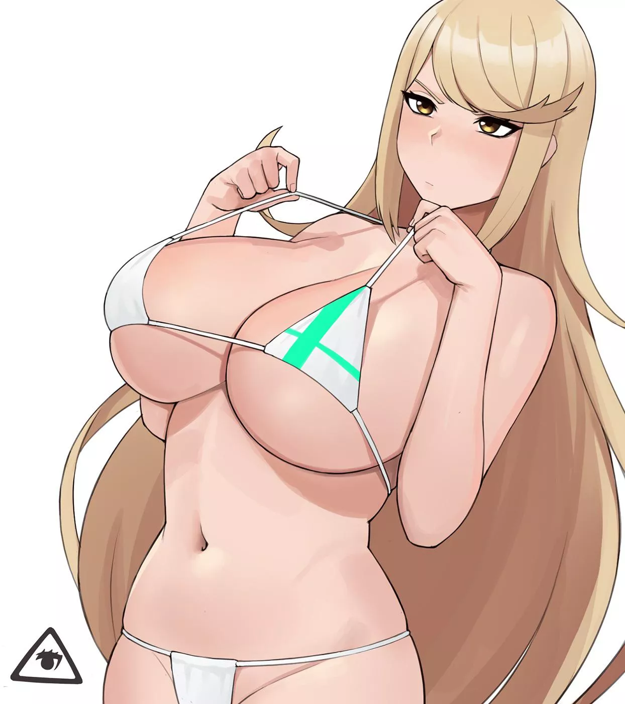 Mythra’s hefty jugs (DonburiKazoku) [Xenoblade Chronicles 2]
