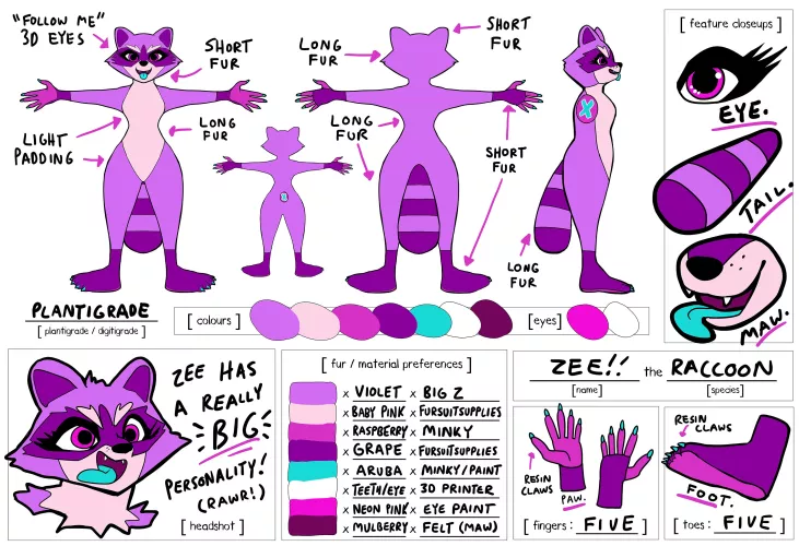 new fursuit-friendly ref for zee! [oc]