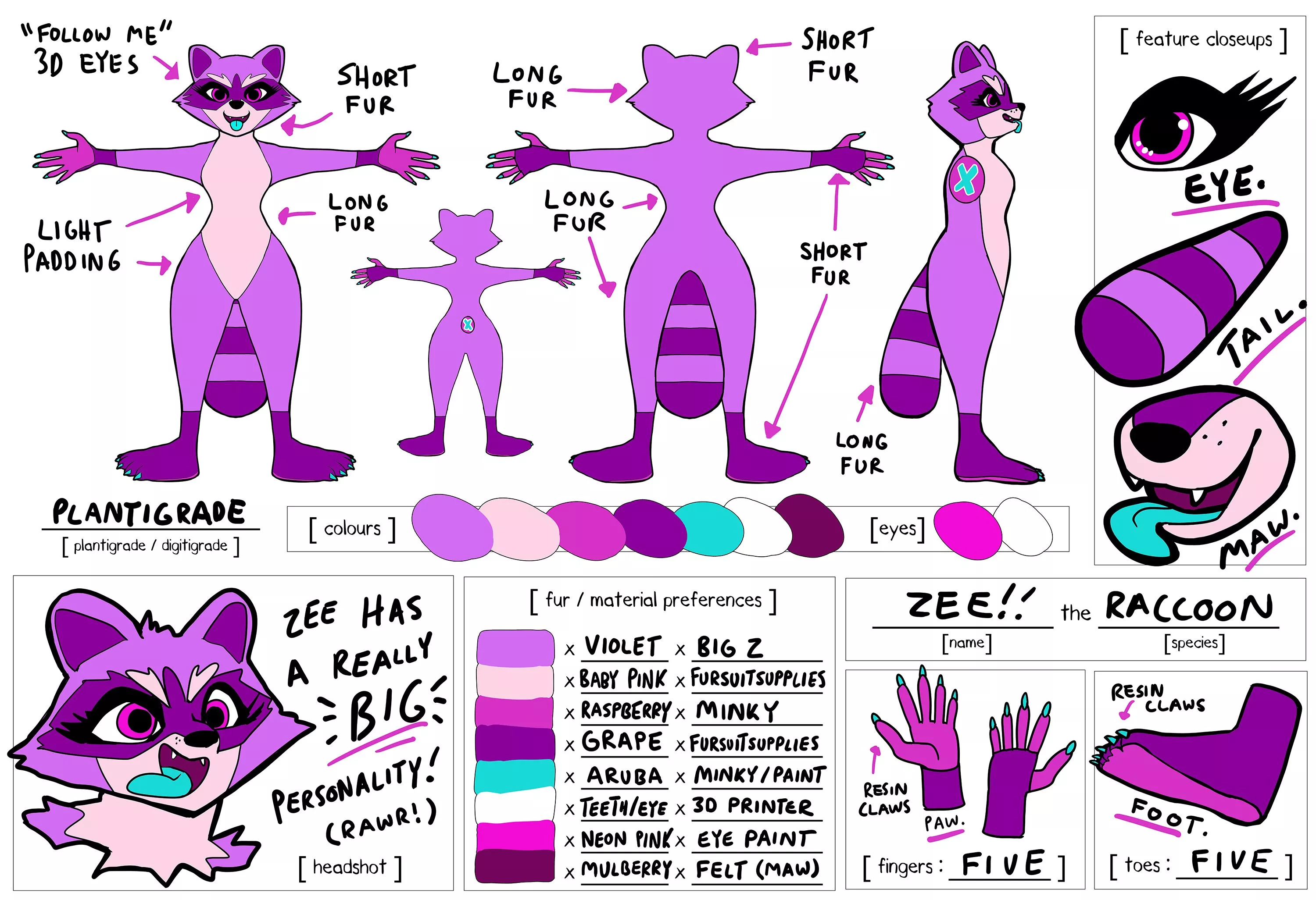 new fursuit-friendly ref for zee! [oc]