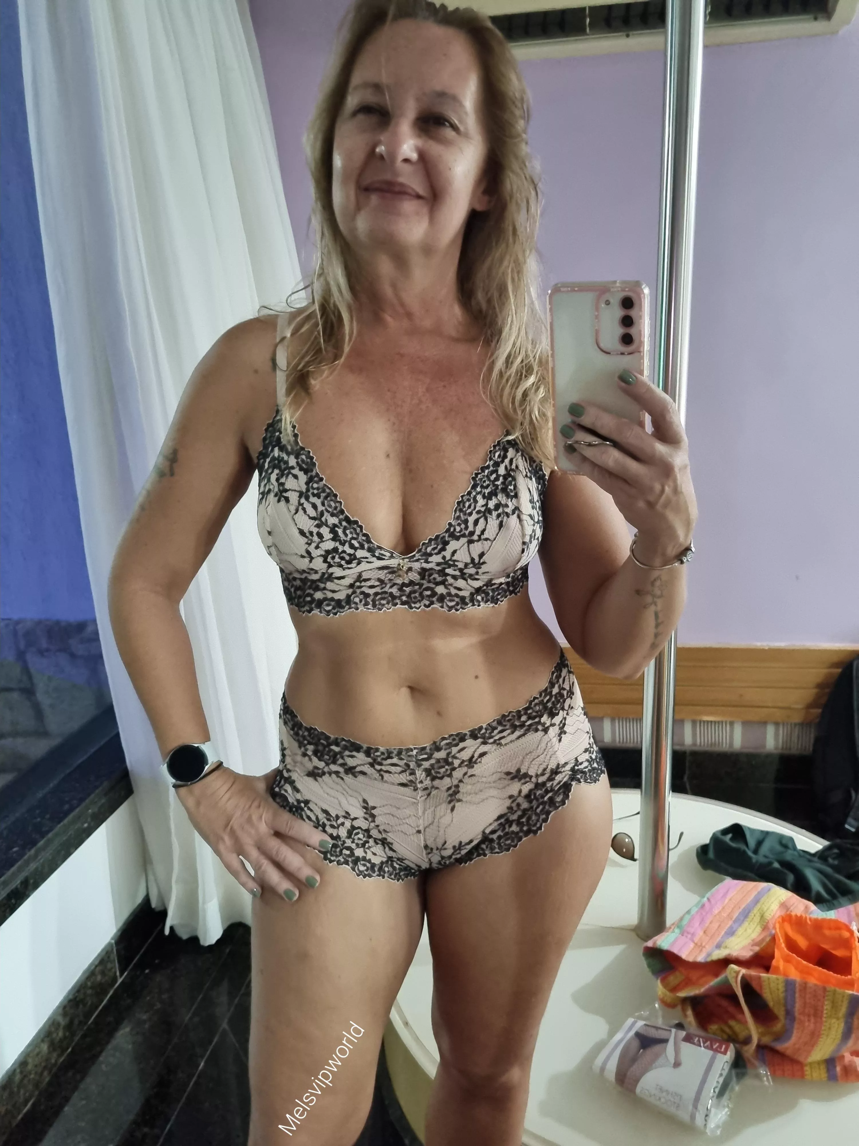 New Lingerie for the weekend, hope u enjoy it(51y)