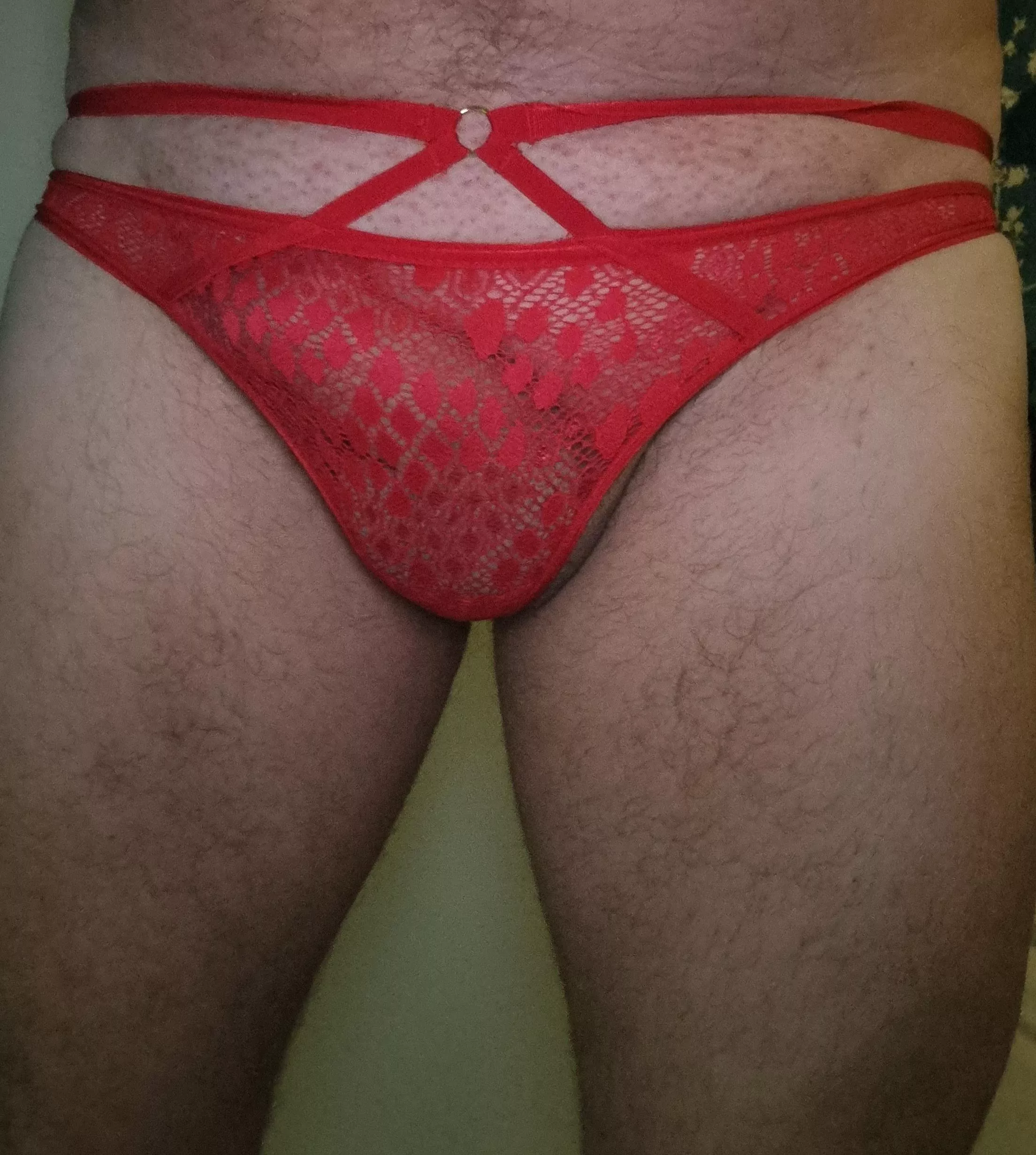 red lace pair of the wife's