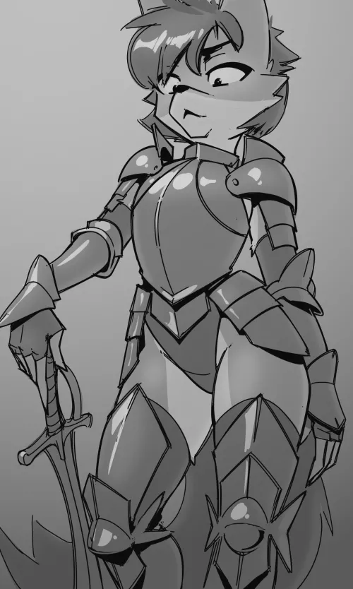 Some art I did for a friend's OC