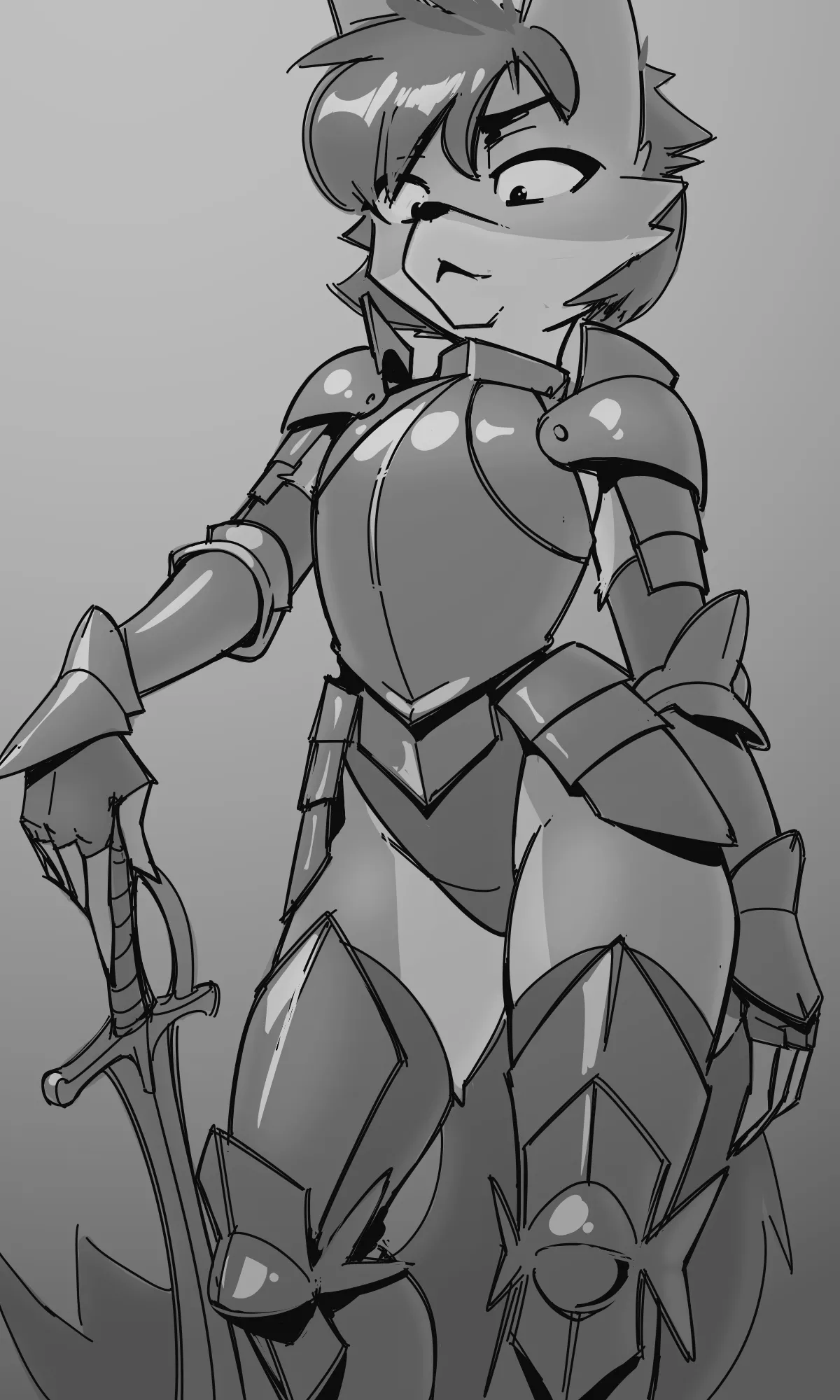 Some art I did for a friend's OC