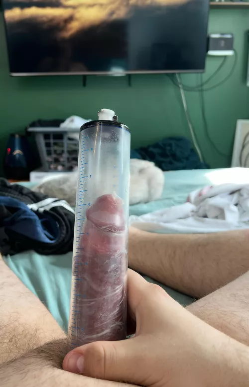 Trying pumping with a condom ?!