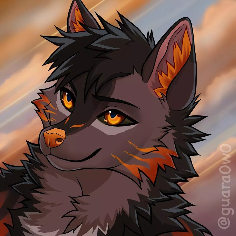 Wolf icon (art by me)