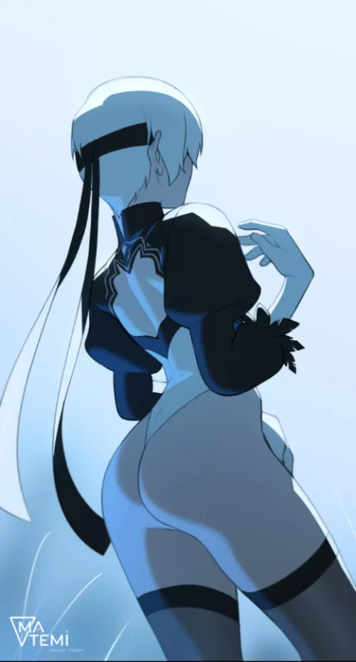 9s is looking insanely beautiful (matemi_art)