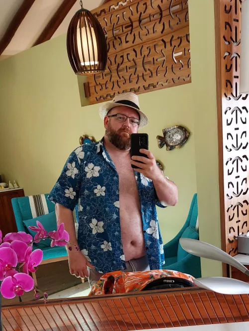 Back on my honeymoon, was feeling saucy