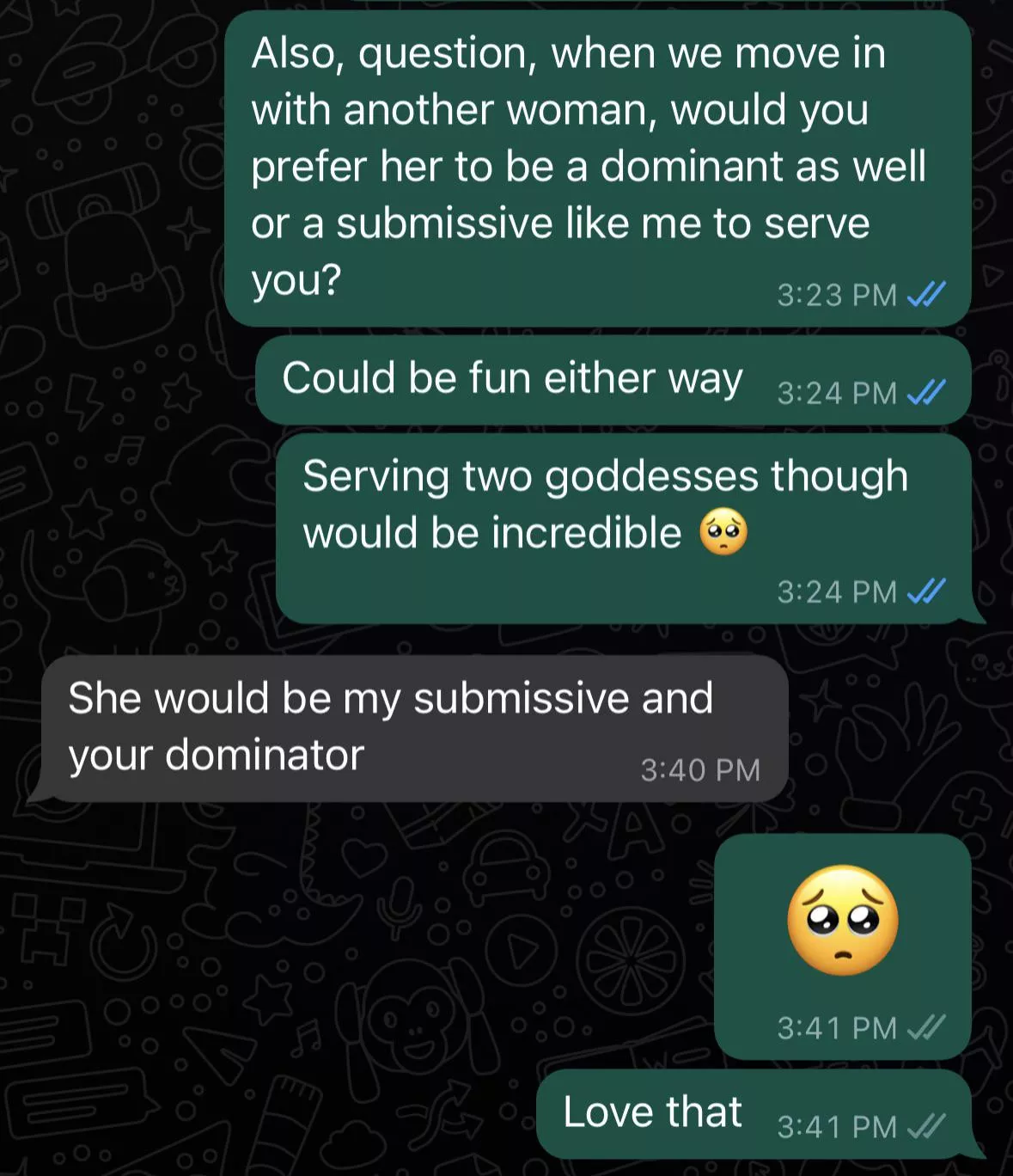 Can’t believe I’ll have two goddesses 😩