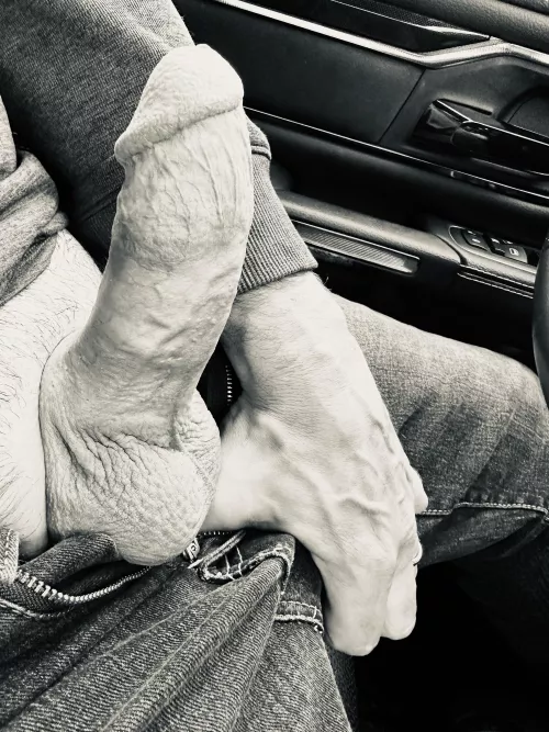 Cock compared to my wrist - THICKNESS