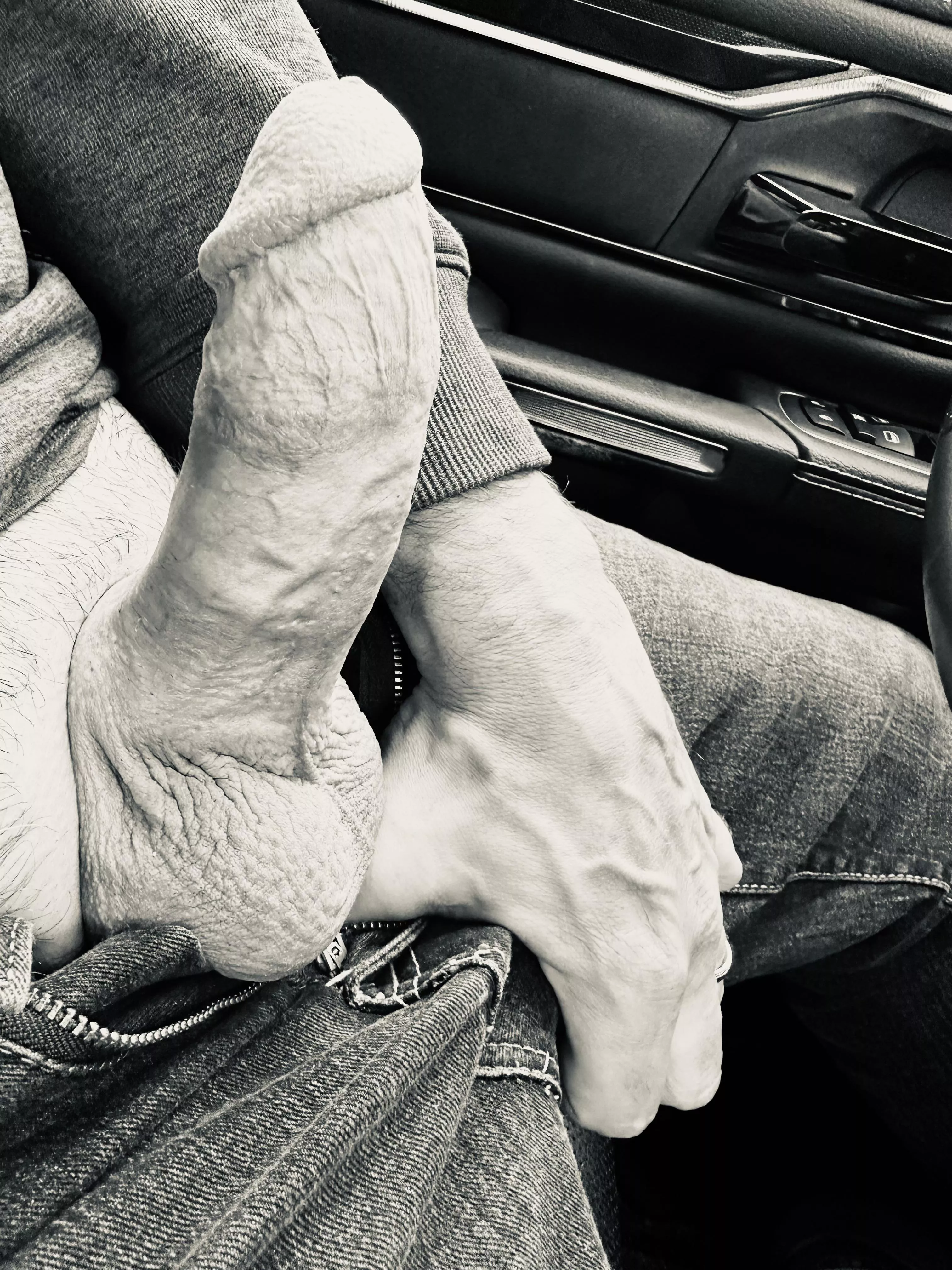 Cock compared to my wrist - THICKNESS