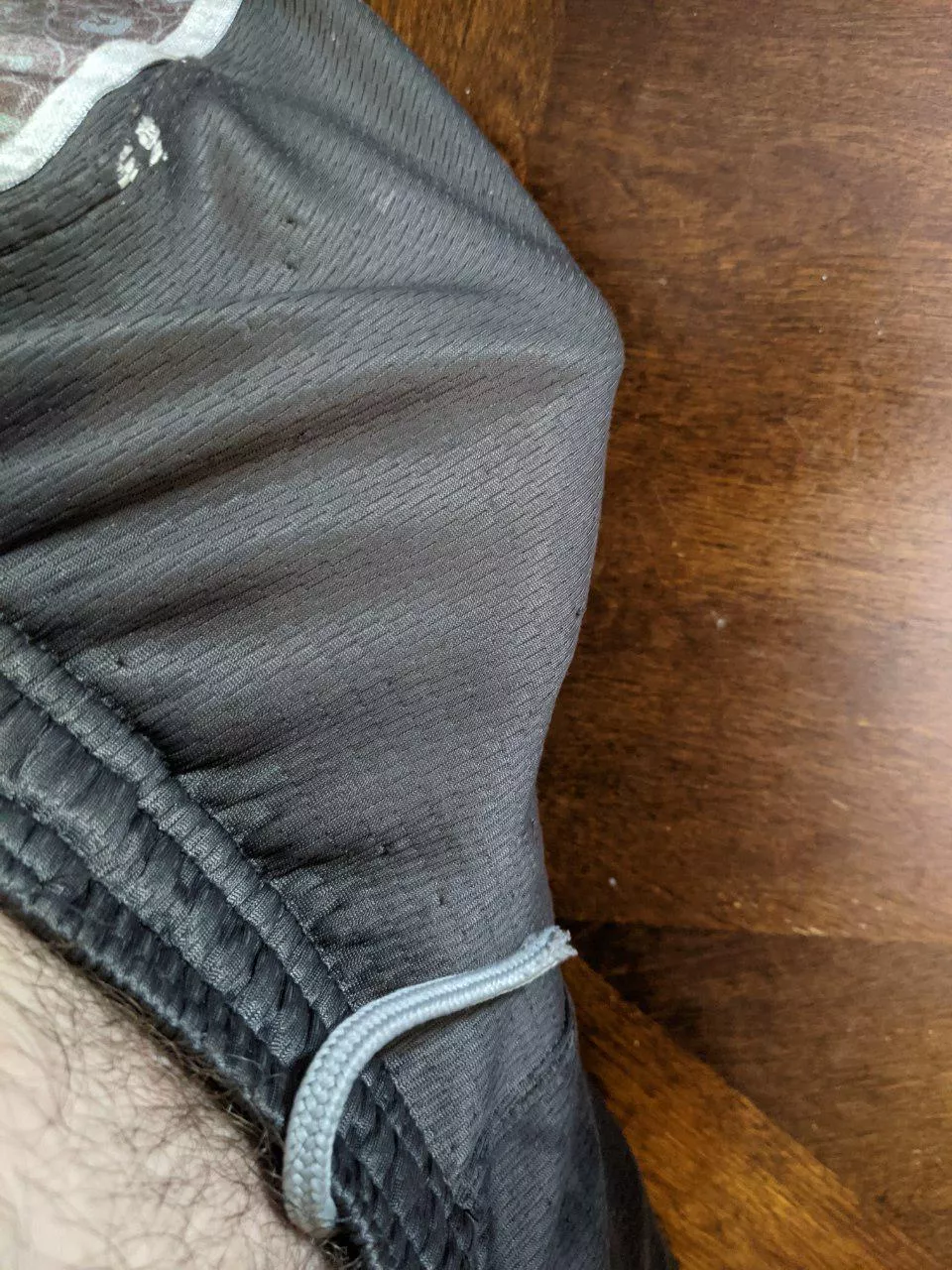Hiding long cock in shorts