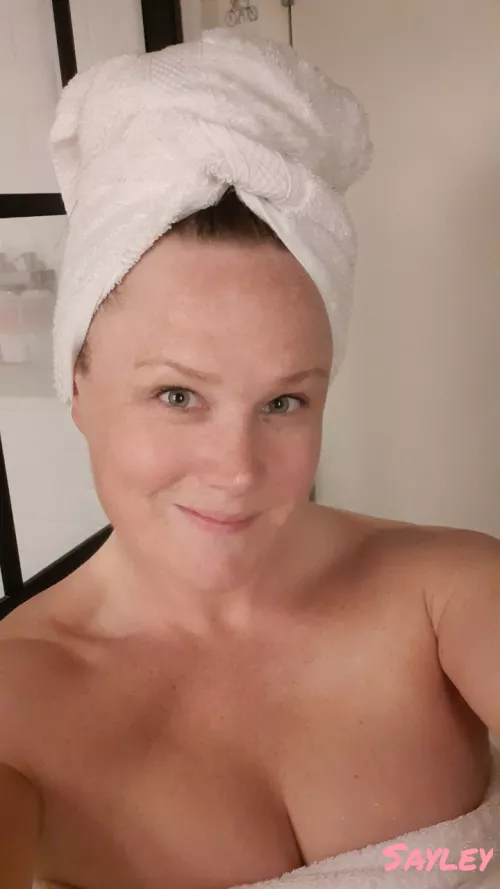 I love a hotel shower