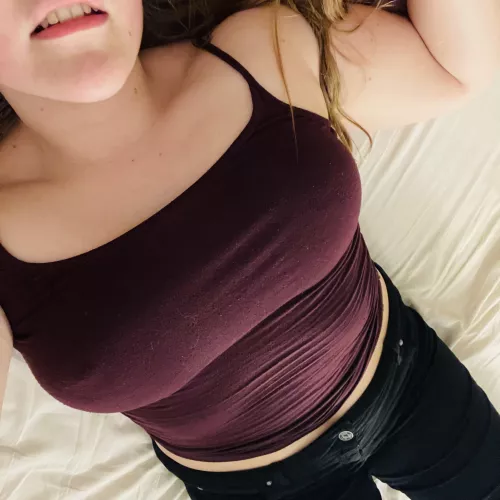 It’s impossible to wear this top with a bra