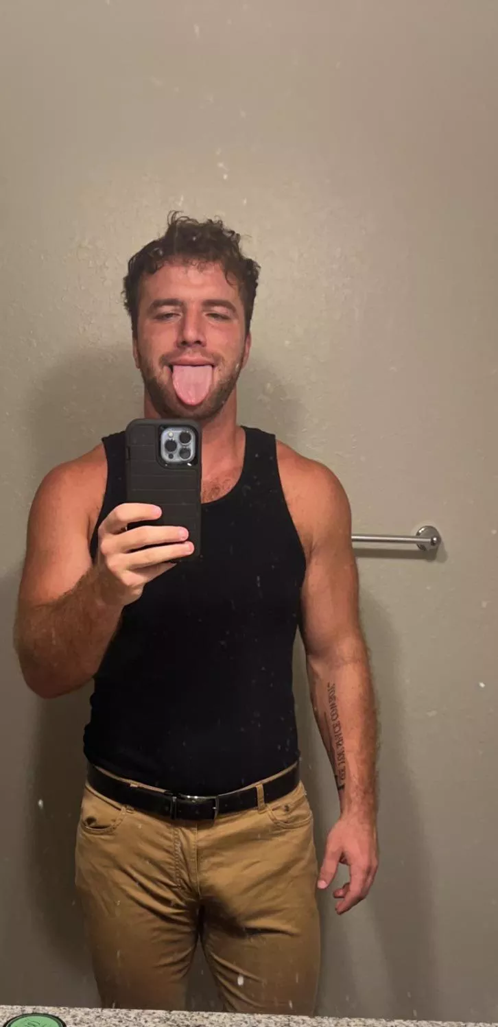 Love going commando and watching eyes glance down.