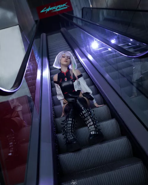 Lucy Cosplay! 🤍 Still crying over Cyberpunk, and you?