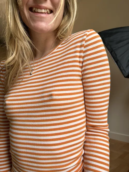 Nipples out in the sun