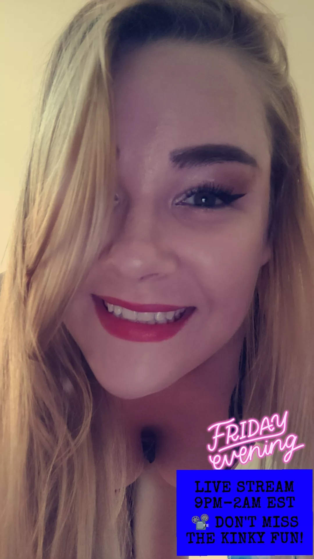 📽️💦Ready to get wild? I'll be LIVE tonight from 9pm-2am EST 🎥let nurse Kelly make you all better!🍆[kellylynn69]