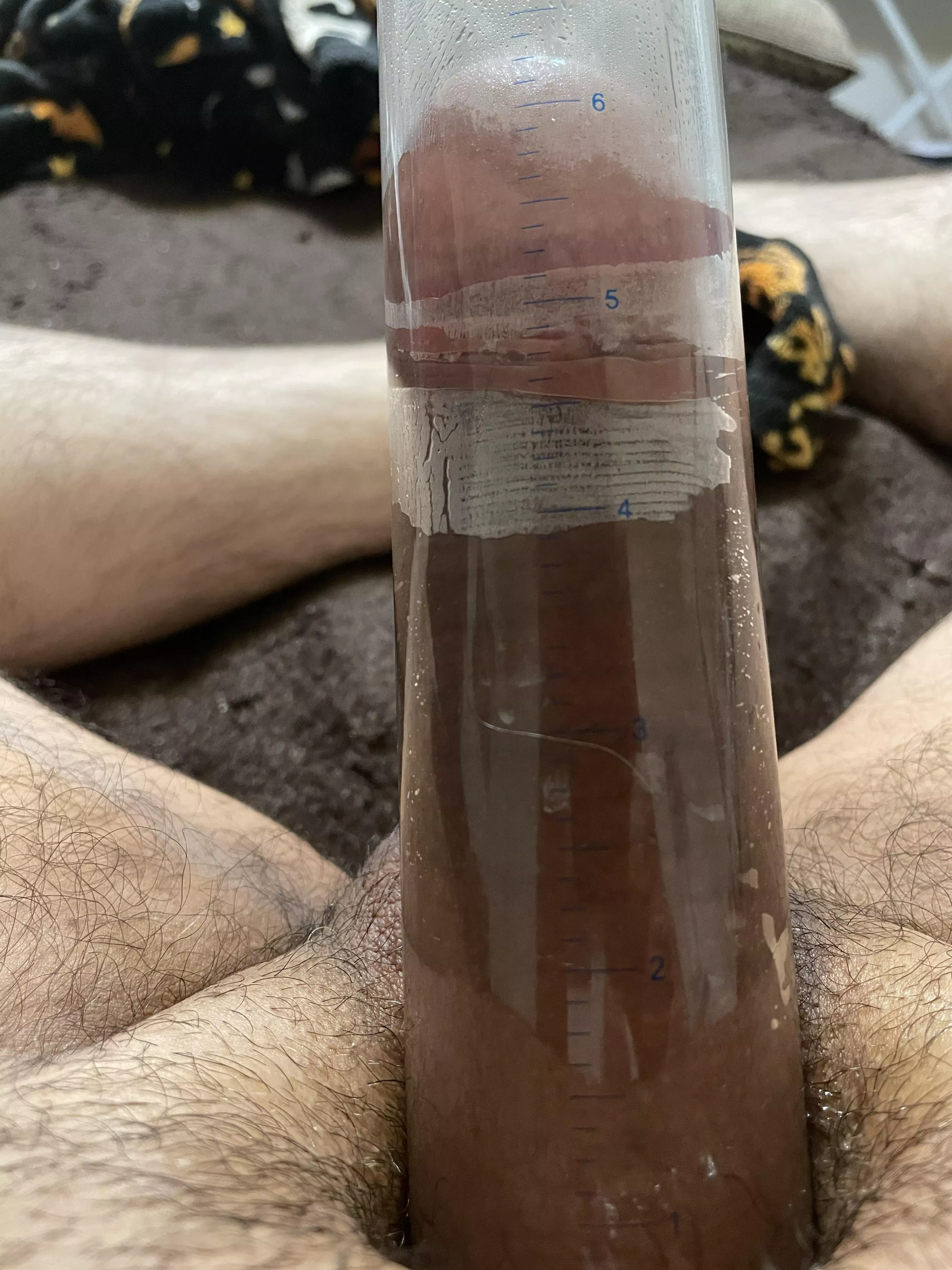 Starting to pack the tube.