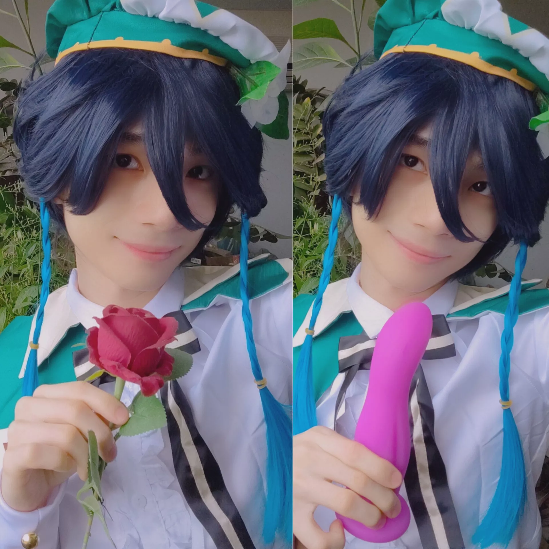 What do you prefer, roses or dildos? 🤭