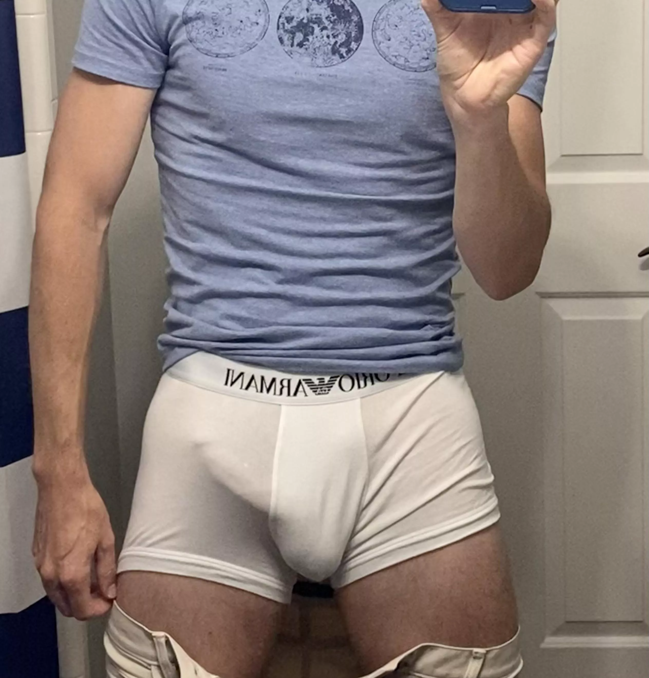 White trunks never disappoint