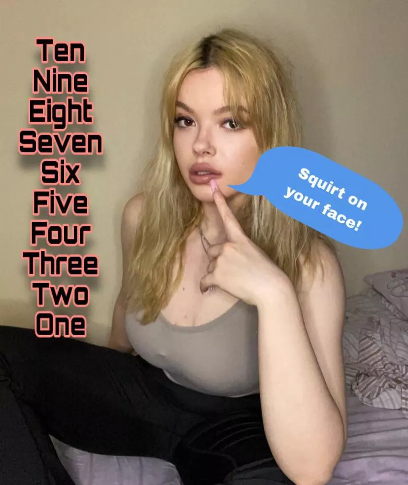 Apologize and squirt on your face